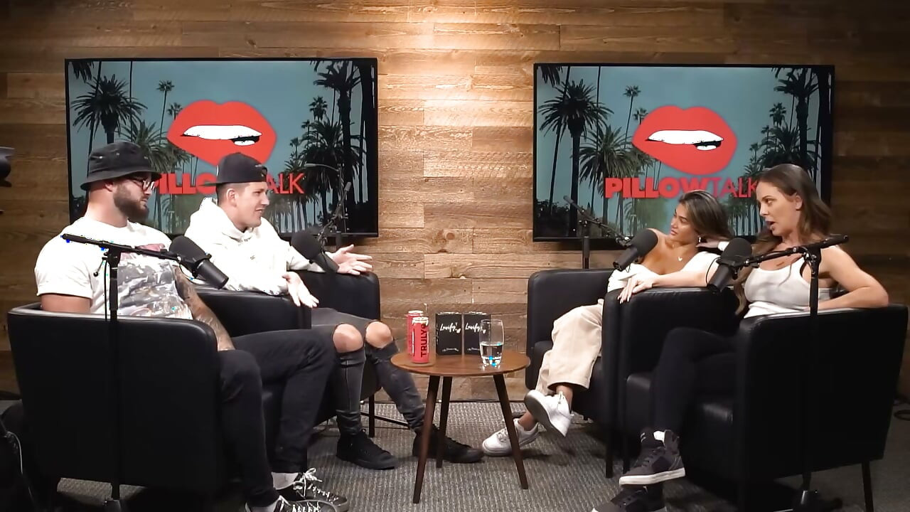Cherie Deville Hooks up with Sara Rose in Podcast Studio