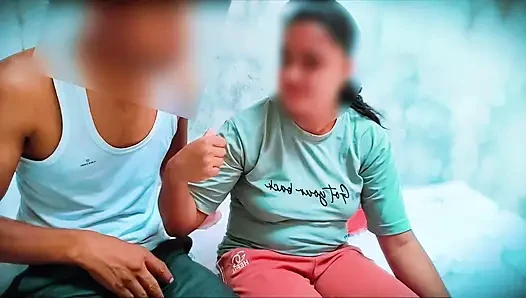 village girl gose to tution but is punished by the teacher for not completing her homework, and Fuck her tight pussy by teacher,