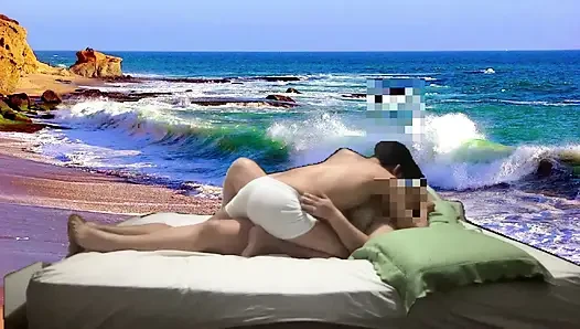 Seks penuh gairah nyata, banyak foreplay pasangan nakal
