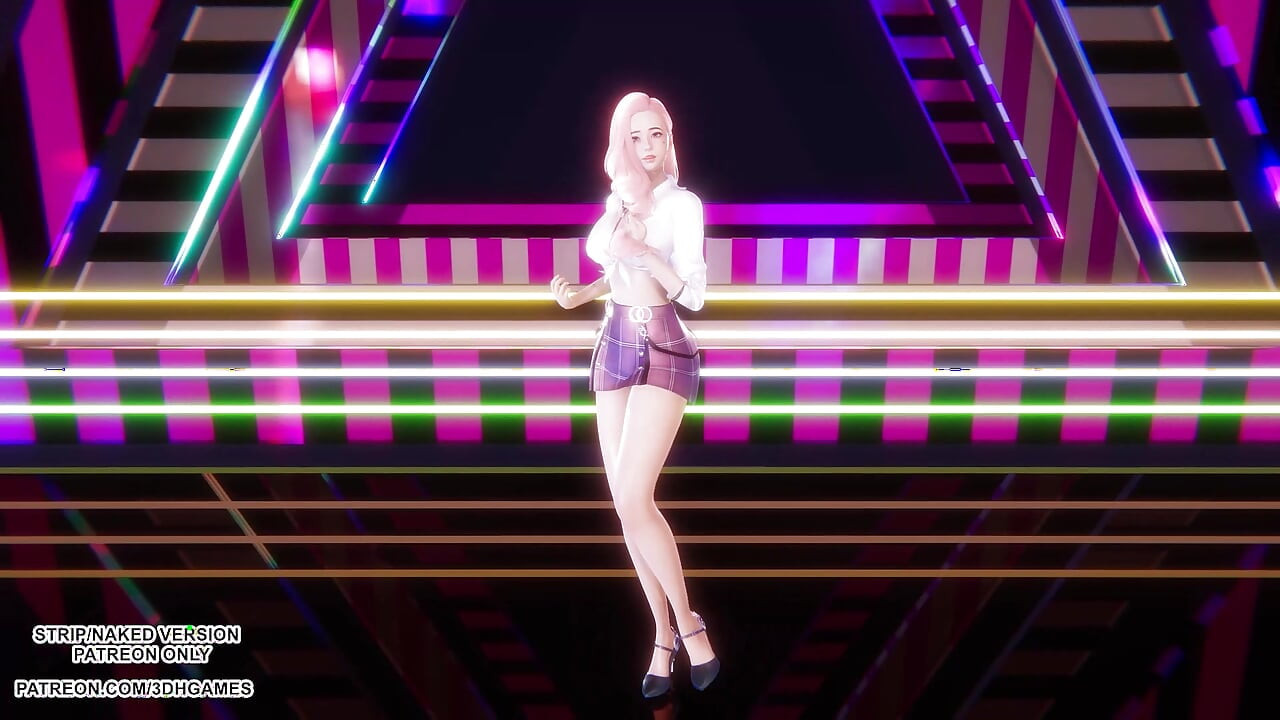MMD NewJeans - ASAP - Seraphine Sexy Kpop Dance League of Legends Hentai Uncensored 4K 60FPS