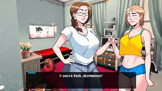 Dawn of Malice: stepmom talks dirty while riding her stepson's big cock ep 36