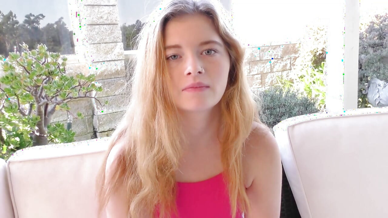 Cute Redhead Briar Rose Shows Her Hairy Vag To Her Stepdaddy