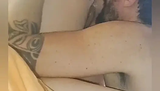 I fuck his ass and eat his pussy and cum