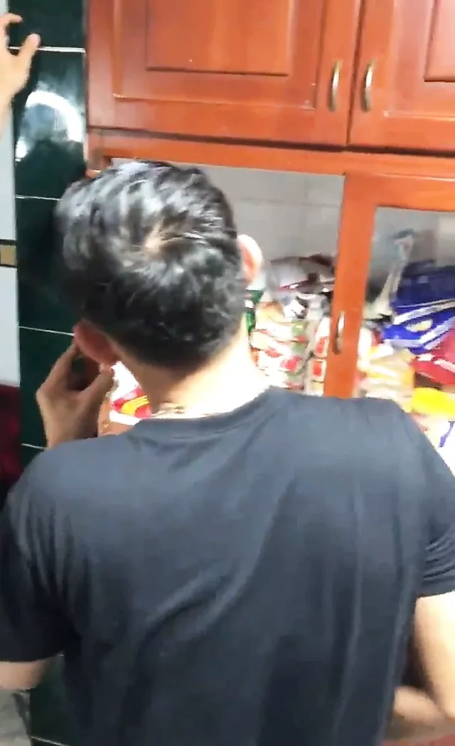 My stepbrother's wife likes to eat my cock