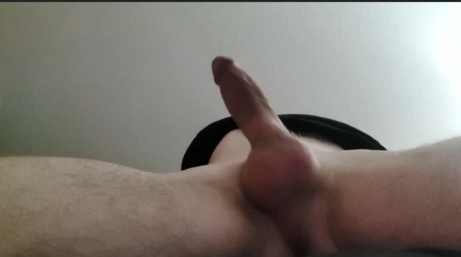 Super close up angle of big straight daddy.