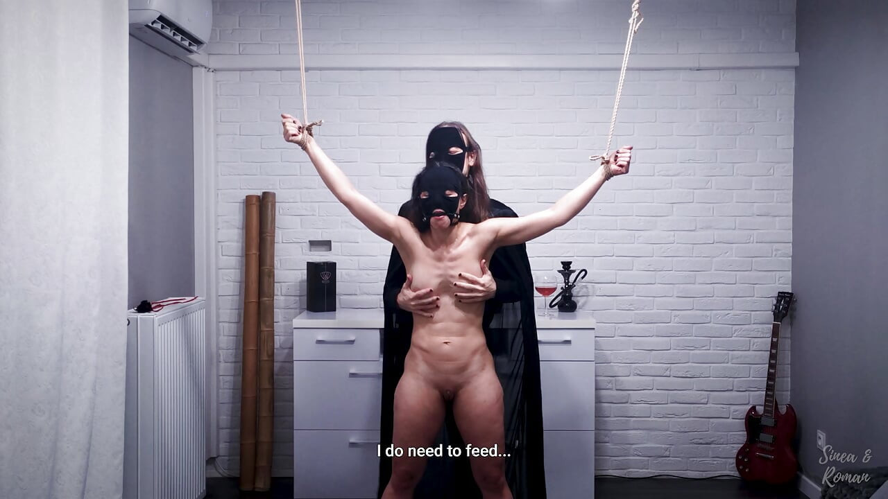 Sinea Gets Tied-up, Edged, and Drained of Her Sexual Energy by Roman the Vampire!
