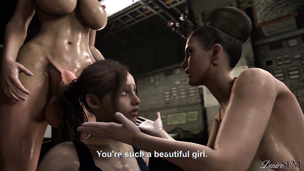 Persistent Evil 2 / Futa Excella & Futa Jill X Claire Redfield