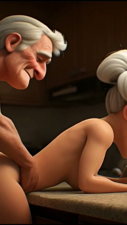 Granny and old man in the kitchen Compilation 3d Animation Cartoon Hentai | Clip 1