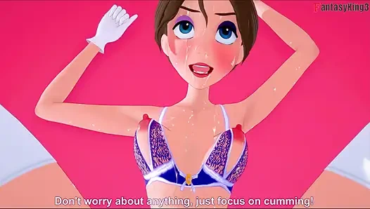 Хардсекс с Jane Porter трахается в сексуальном нижнем белье - Tarzan