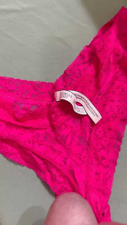 Cum in wife’s panties 50