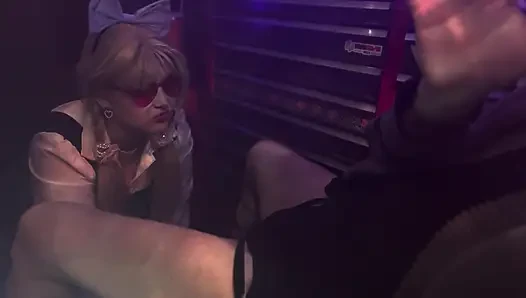 Özel bacak masajı ve mastürbasyon