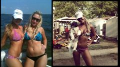 Sarka Kantorova, Stripperin, die ein ernsthafter Bikini-Arsch ist