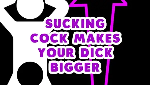 AUDIO ONLY - Sucking dick makes your dick bigger