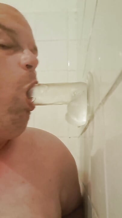 The Slut Is Clearly Addicted to Dildo Sucking