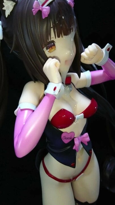 Figure bukkake chocolate Ver.bunny suit 01