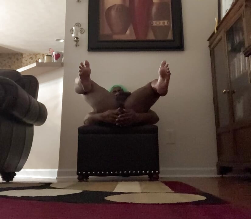 Legs in the air dildo xxx