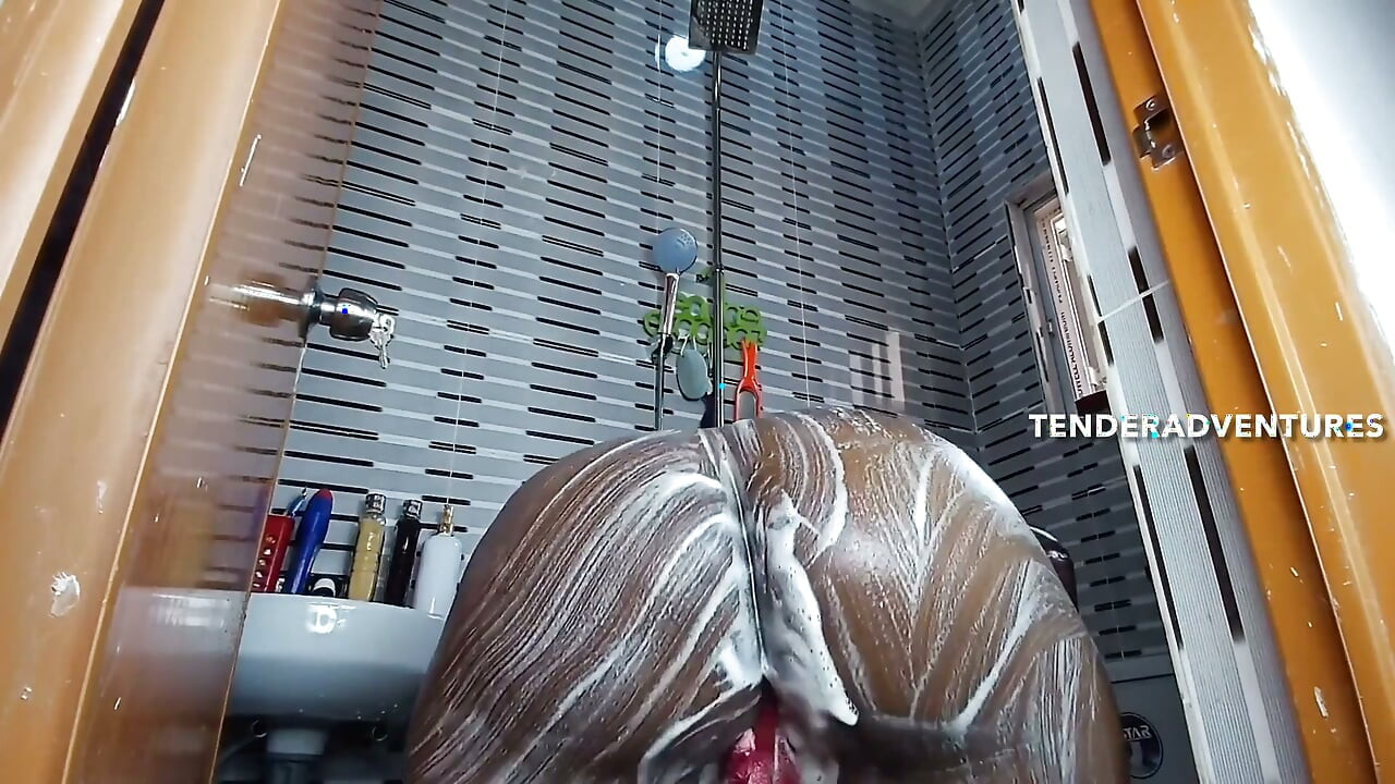 The Hottest Shower Sex Ever with Big Booty Black Beauty. POV - Cum in Mouth