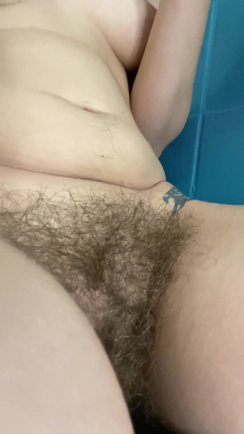Thrilling moment from "Smoking on the toilet with my hairy pussy showing"