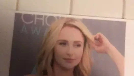 Cum on Hayden Panettiere