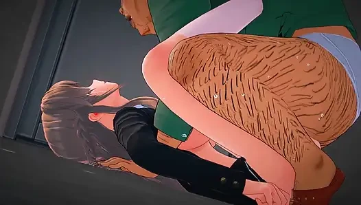 NTR-Asuna - неверная Girlfriend_3D анимация