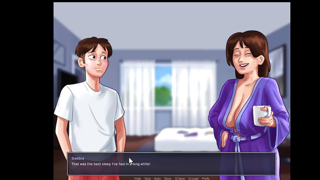 Letnja Saga, drkala mu je kurac pod tušem i očistila ga.