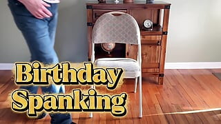A Birthday Spanking