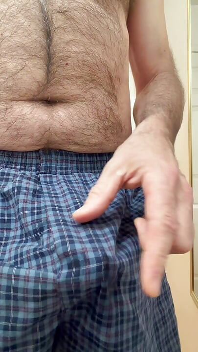 ボクサーパンツを貫く精液、ネイビーに白い by NaturallyFree