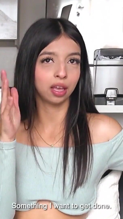 This PETITE 18YO LATINA swore she was still a good girl... then took my COCK RAW on camera | Clip 1