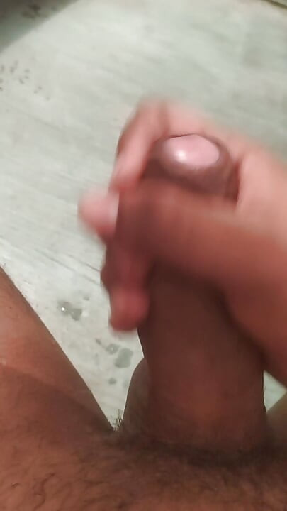 playing with cum