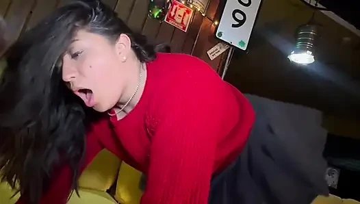 Fucking a sexy college girl in my office