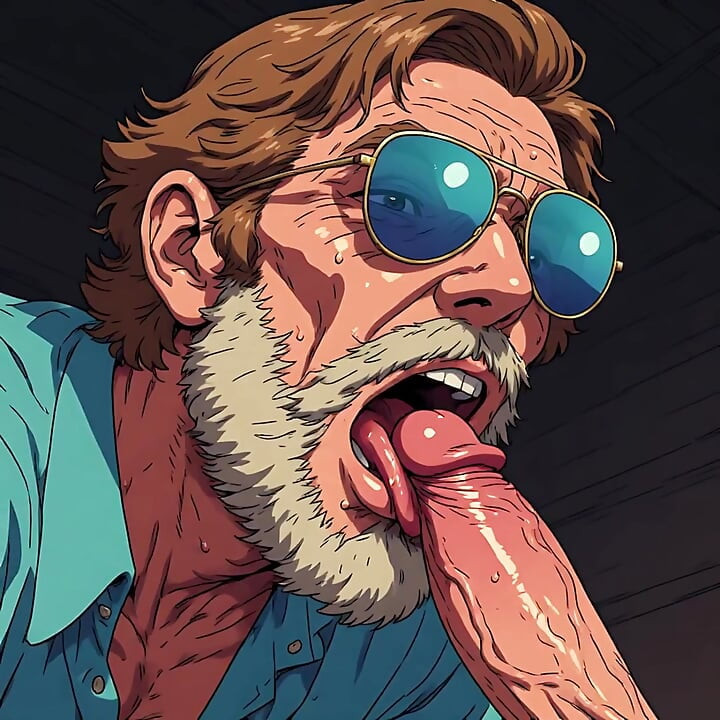 Hunks Sucking in Aviators Art