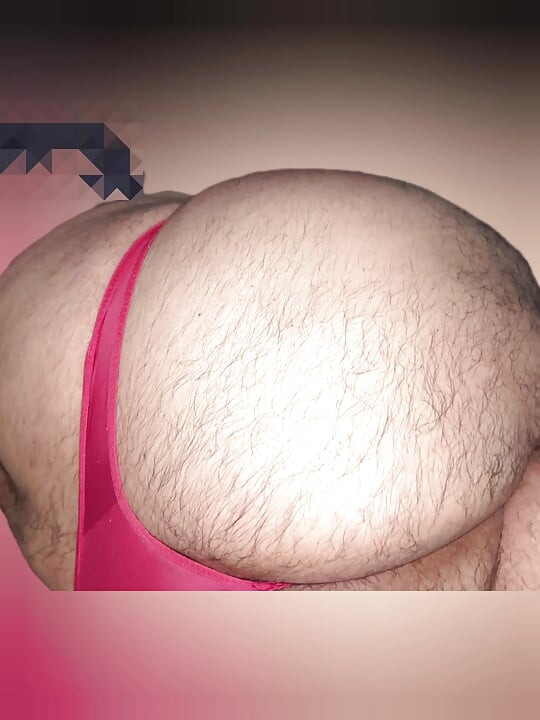 Masturbate Usin Red Thong