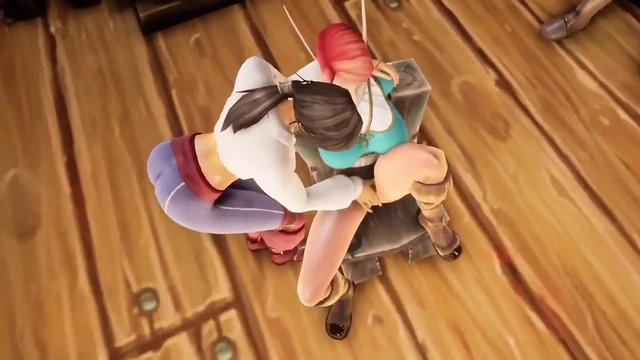 Redhead Elf Gets Railed in Front of Pirates - Warcraft Porn Parody