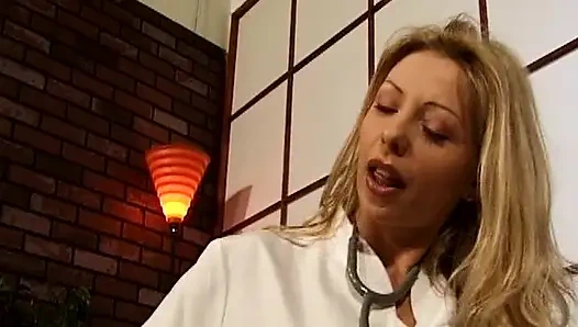 Hot blonde French babe anally fucked in hot POV scene