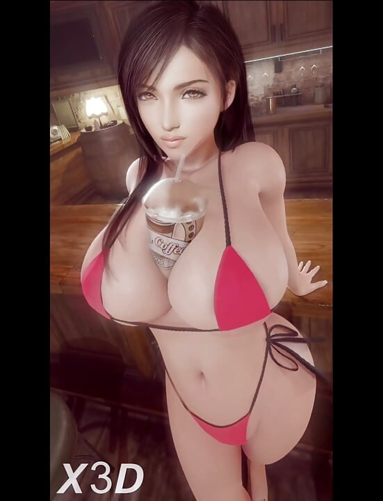 3D Hentai Χωρίς λογοκρισία Συλλογή Tifa Lockhart Final Fantasy