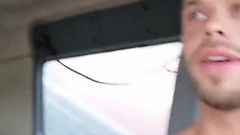 cumming while driving