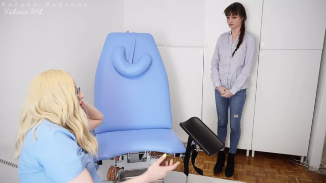 The Gynecologist Inserted a Large Dildo Into My Pussy