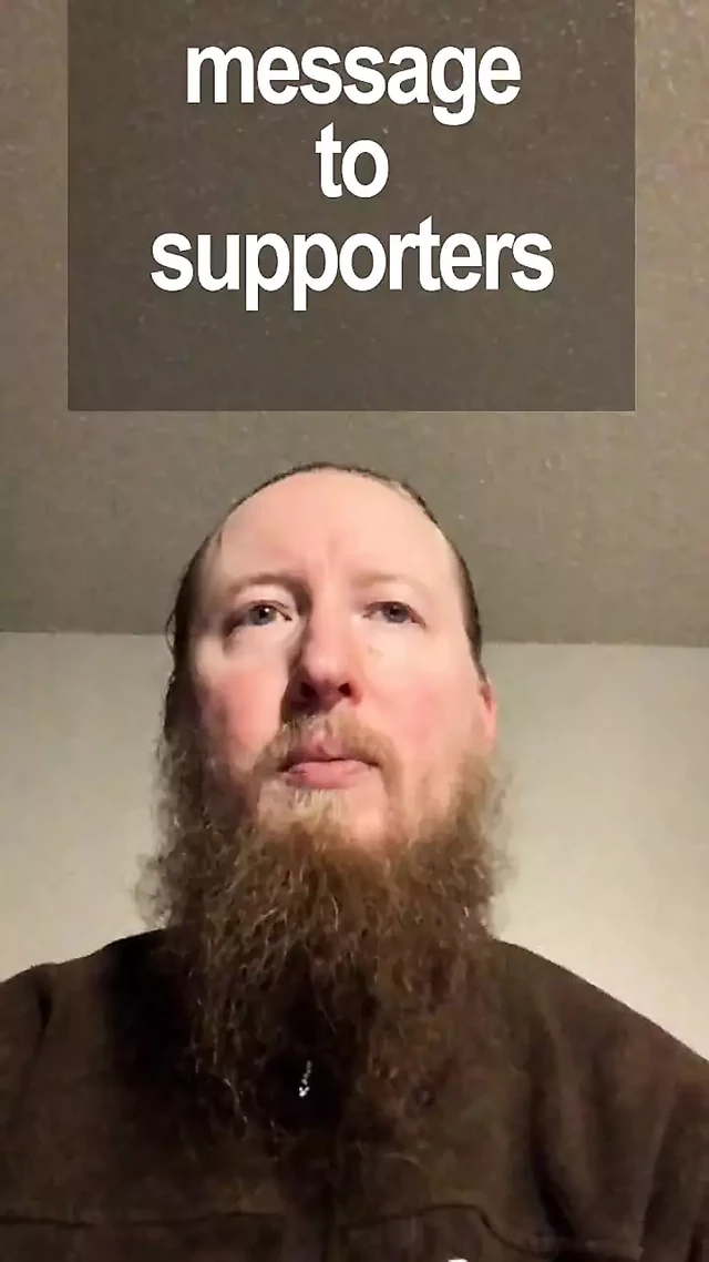 Message to supporters