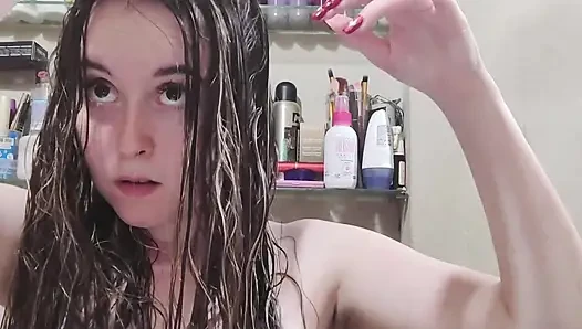 Es ist super ärgerlich, mit nassen haaren zu bürsten