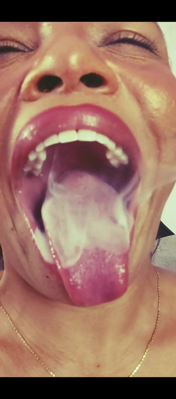 Obeying my master's orders by smoking and sucking cock