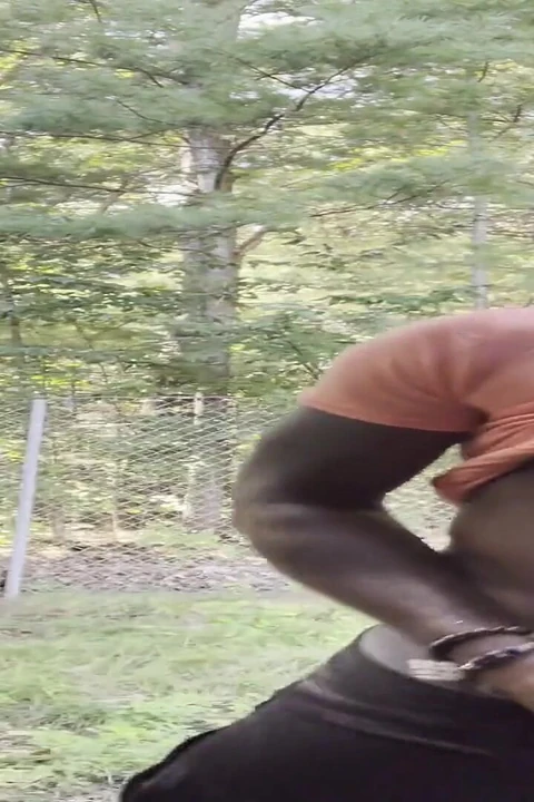 I Hope I Don't Get Caught Cumming Like This Behind This Plaza