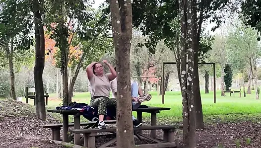 Stepmother Gets Caught Having Sex Outdoors