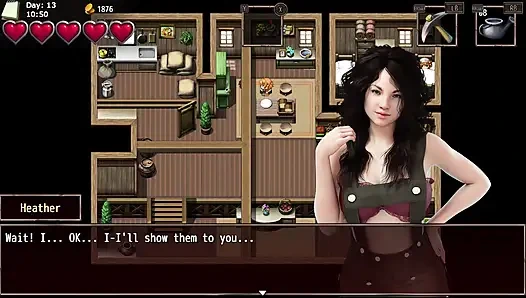 Azgın çiftçinin göğüslerini sikiyor