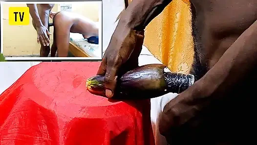 Ngentot tanaman telur dan merasa sebagai memek nyata sambil menonton film porno, semua yang aku butuhkan adalah kesenangan seksual sampai aku mendapatkan air mani