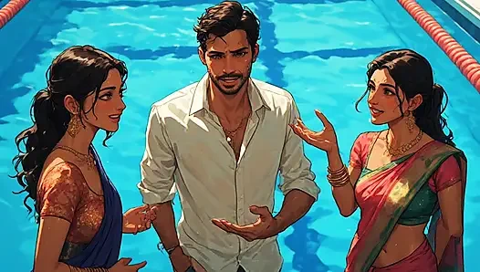 Pooja Bhabhi and Woh Do. Indian Bhabhi