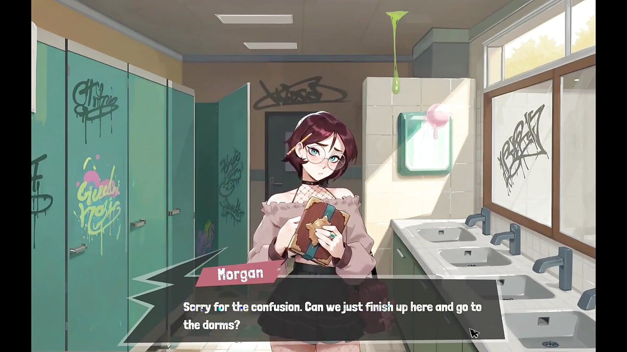 เกมเฮนไตสาวดุ้นสาวดุ้น Ep.1 สาวโกธิคน่ารักกําลังซ่อนควยเล็กใต้กระโปรงของเธอ!