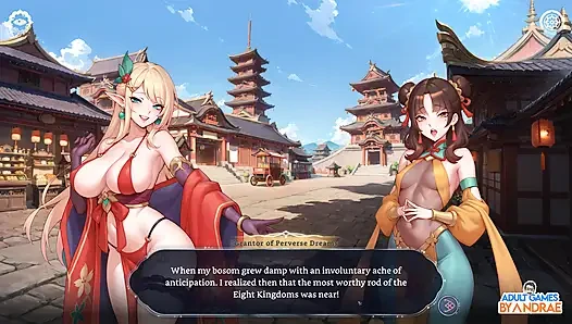 Harem Fantasy - Gameplay Ninja Scroll Nakal Bagian 1 - Masuk ke Desa Kagura