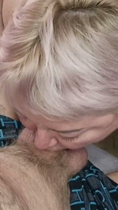 cumming on my stepmom's chest after a deep blowjob | Clip 1