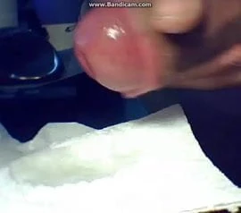 close up spunking
