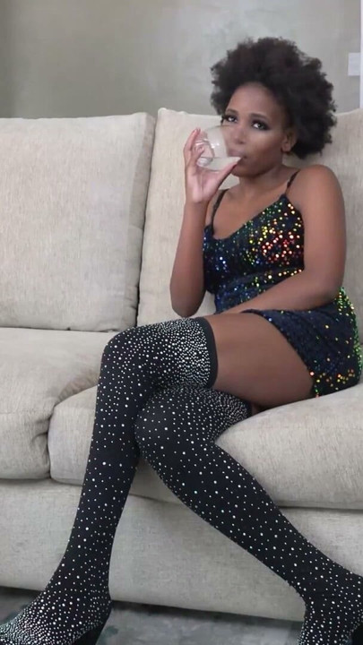 She tried so hard to stay composed but this EBONY MILF lost all control the moment I got her alone | Clip 1